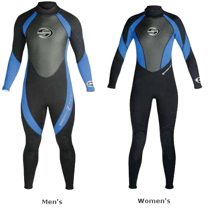 Deep See Wetsuit Size Chart